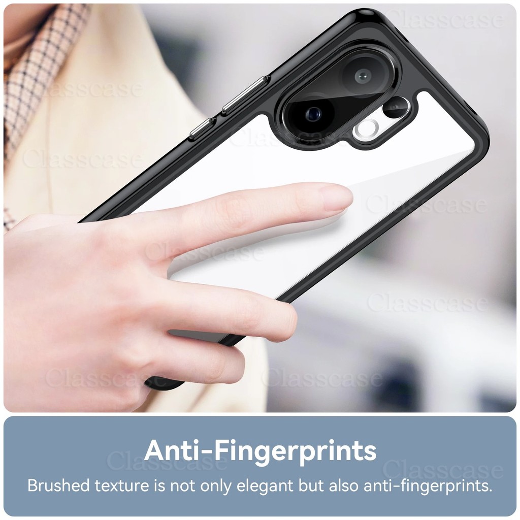 Vivo V60 2025 สําหรับ Vivo V60 V 60 Lite V60Lite VivoV60 Lite VivoV60Lite Anti-Scratch โปร่งใสแฟชั่นอะคริลิคใสเคสโทรศัพท์กันกระแทกฝาหลัง ราคา ถูกที่สุด ดีลบีเคเค แกลเลอรีภาพที่ 6