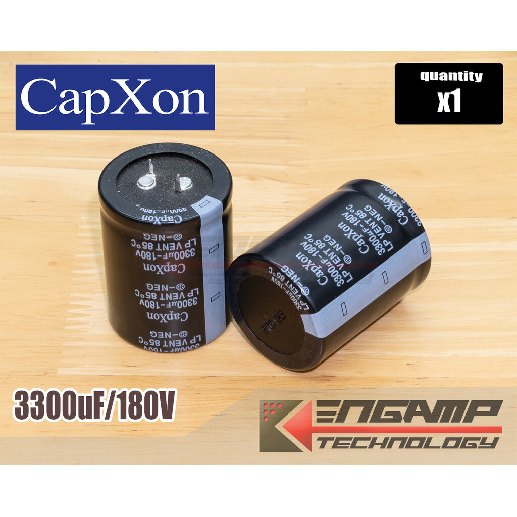 (1ตัว) [E-CAP] 3300uf/180V 85ºC CAPXON LP VENT 35x45mm P=10mm