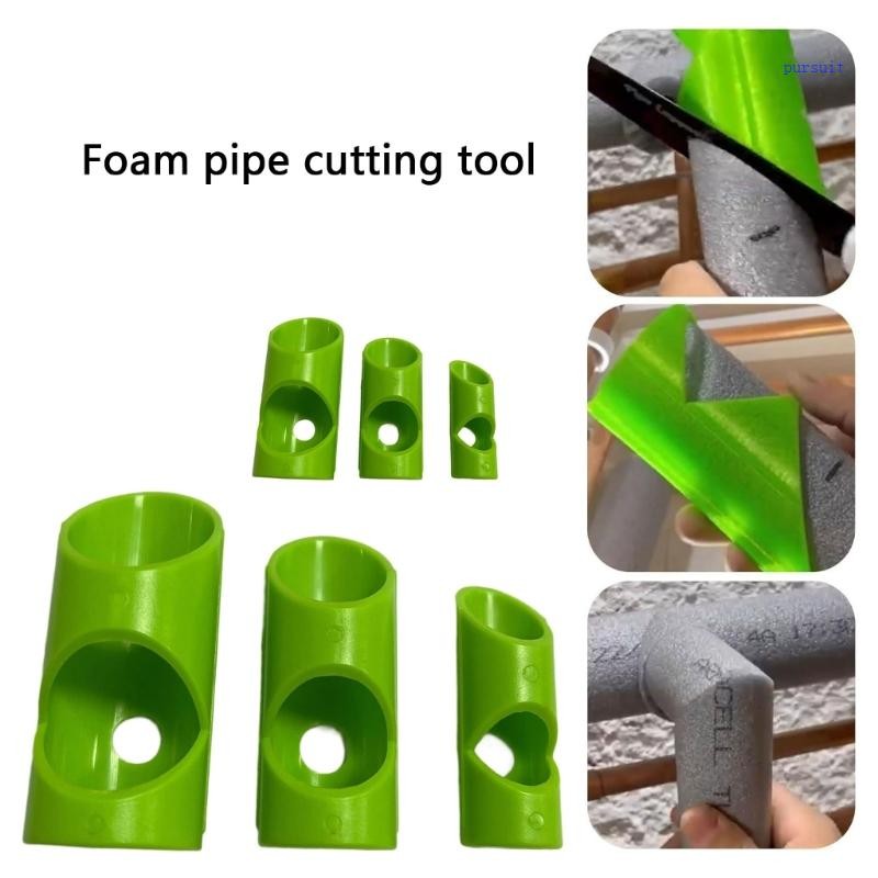 SUIT* Pack of 6 Tube Cutters การวัดที่แตกต่างกัน Insulation Gear ABS Construction