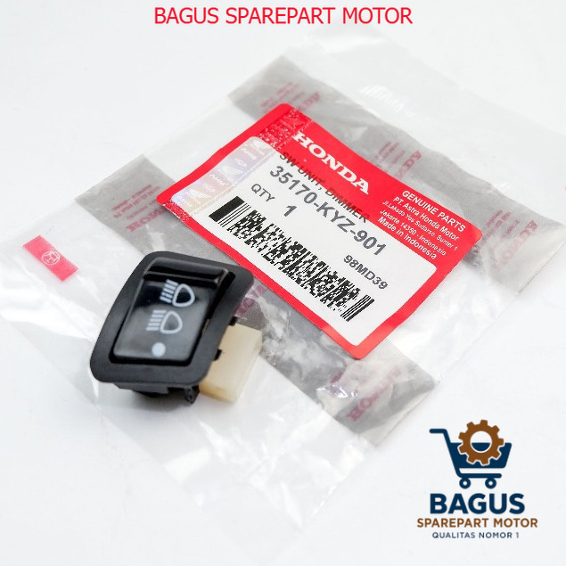 สวิตช์ Beat Fi 3 จุด - Beat fi Vario สวิตช์ LED 35170-KYZ-901 ส่วนมอเตอร์