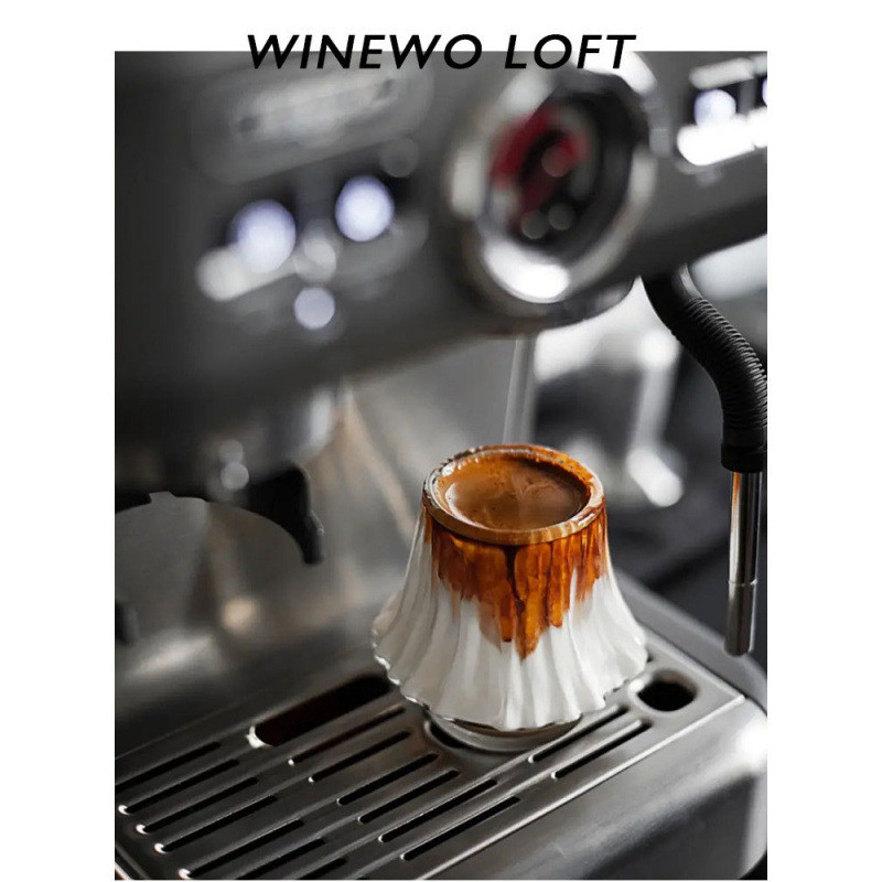 Mount Fuji Dirty Coffee Cup/Flame Dirty Dirty Coffee ถ้วยแก้วอเมริกัน