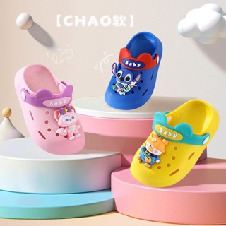 ใหม่ 🎏🎏รองเท้าแตะเด็กรัดส้น ลายน่ารัก สีสันสดใส น้ำหนักเบากั…