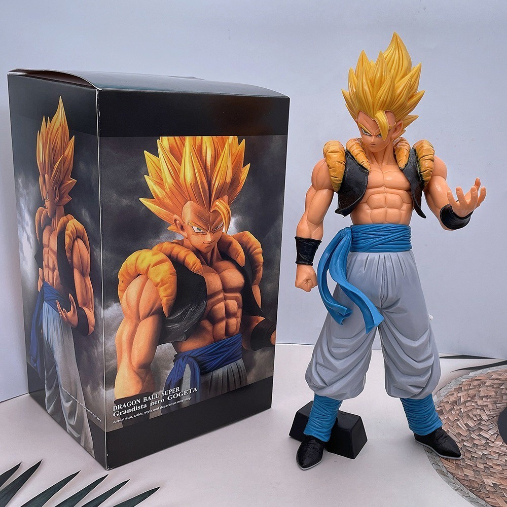 Dragon Ball 32 ซม.Super Grandista Nero Gogeta Blue Gogeta Saiyan Goku รูปสีดําของเล่น Dragon Ball Ac