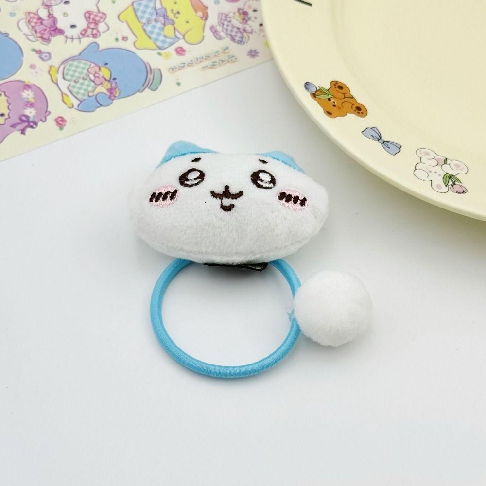 Oceanmap Hachiware ยางรัด, ตุ๊กตาหวานอะนิเมะ Chiikawa ผม Tie, แฟชั่นการ์ตูนยืดหยุ่น Kawaii Usagi เชือกผมหางม้า Band