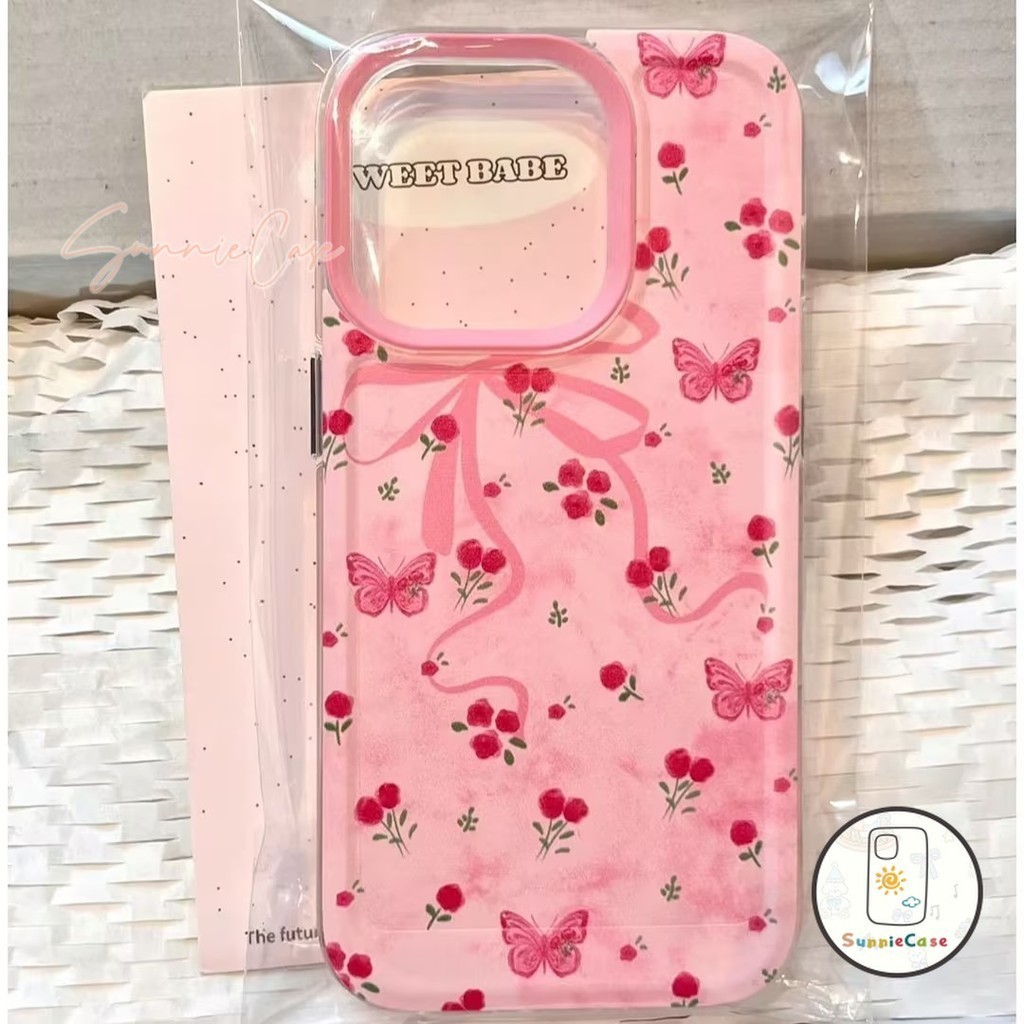 น่ารักจัง โบว์ผีเสื้อในฝัน นุ่ม เคสRealme 5i C51 Note 50 C3 11 C67 C11 C55 C20 C35 8i C25 C15 C31 C25 C12 6i C25Y 7i C53
