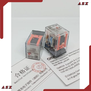 ใน กทม รีเลย์ ของแท้ใหม่ MY2N-GS MY4N-GS 12VDC 24VDC 220vac MY2Gs 12VAc 24vac MY4GS 12vac 24vac relay