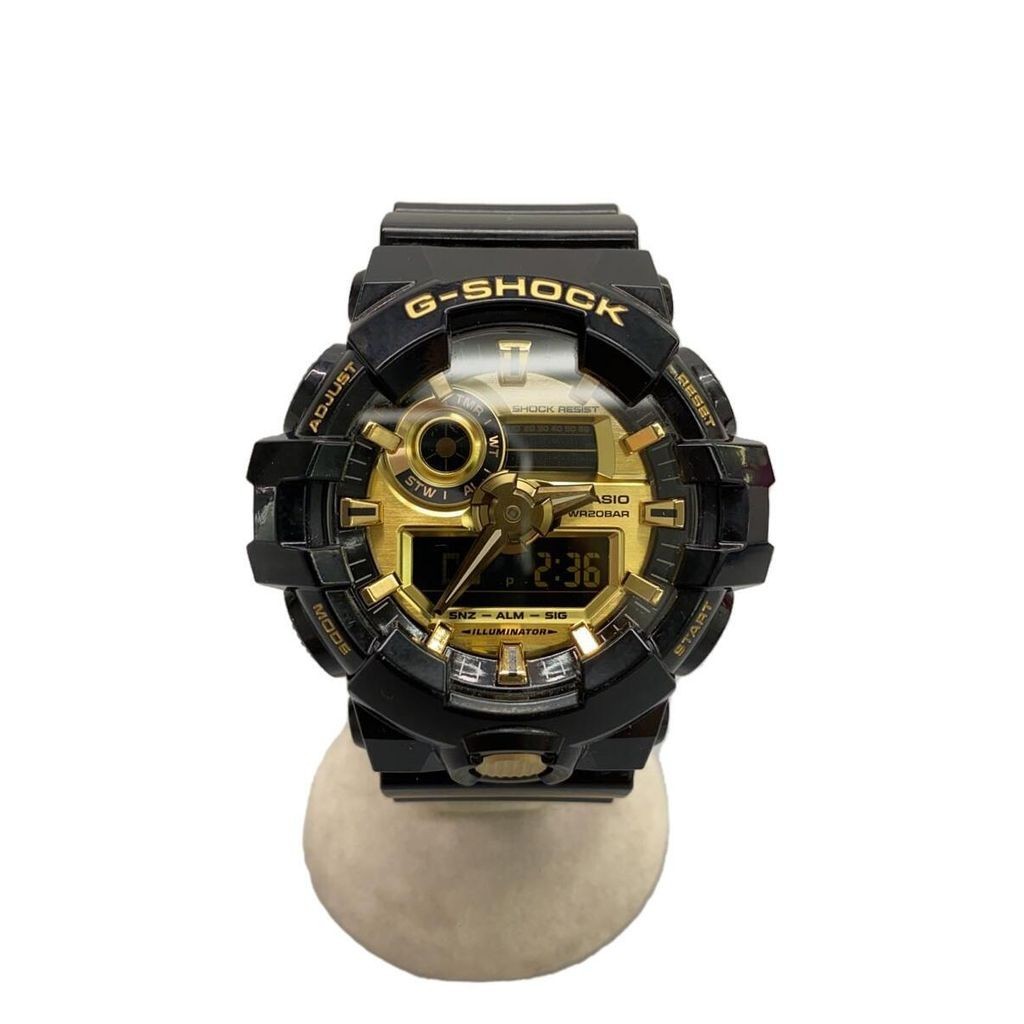 CASIO Wrist Watch G-Shock Gold Black Men's Direct from Japan Secondhand 2338763359638