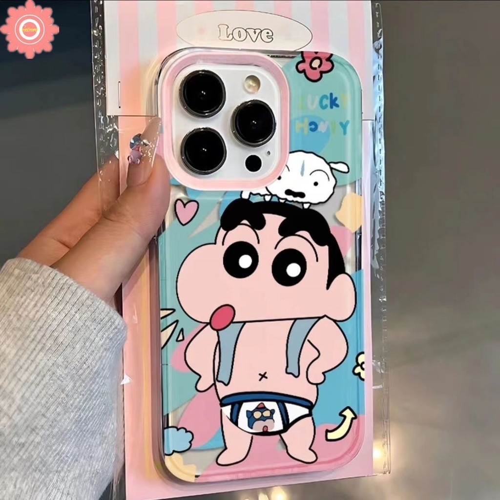 สําหรับredmi 13C 12C 10C 10A 9C A2 12 10 9T A1 9 9Aหมายเหตุ13 12 9 10 11s 8 11 10s Pro Max Mi 12 11 Lite Poco X5 X6 M3 สร้อยข้อมือหรูหราการ์ตูนตลกCrayon-ชานเคส