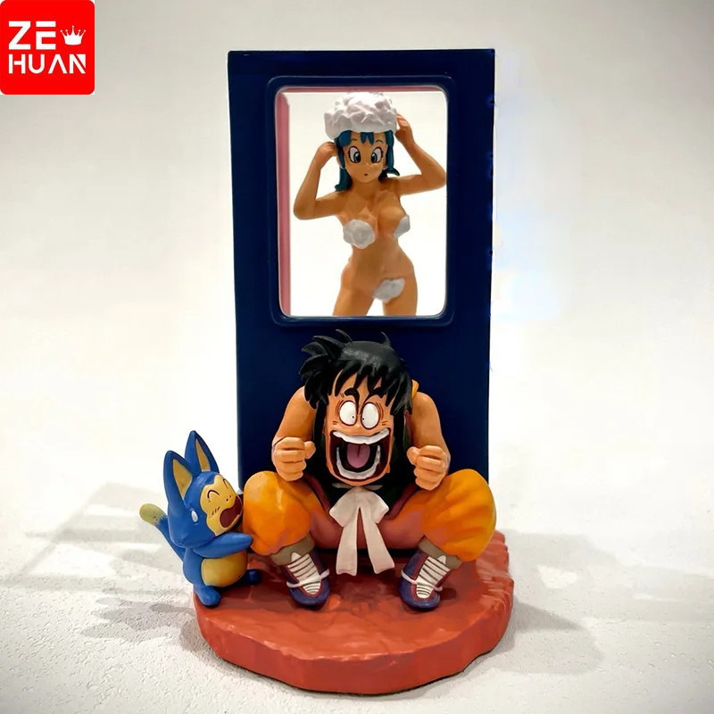 9 ซม.Dragon Ball Z อะนิเมะ Puar รูป Yamcha ตุ๊กตา Bulma Pvc ตัวเลขการกระทํารูปปั้นของเล่นของขวัญ