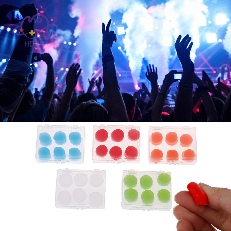 [mayhome] ที่อุดหูซิลิโคนอ่อนนุ่มตัดเสียงรบกวนที่อุดหูแบบยืดหยุ่นสําหรับว่ายน้ํานอน {TH}