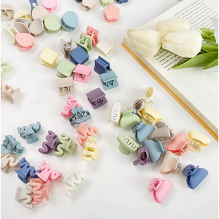 กิ๊บหนีบผม โทนพาสเทล Pastel S0394 ขนาด 2ซม. ลายเยอะมาก สุ่มสี กิ๊บติดผม ขนาดเล็ก แฟชั่นเกาหลี