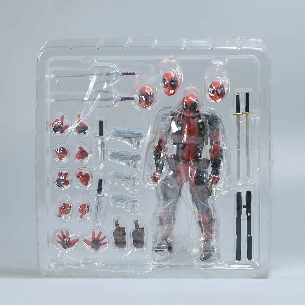 Revoltech Deadpool 2.0 ของเล่น Action Figure Shf 011EX Mafex Deadpool Marvel Legends Movable Joint รุ่น ราคา ถูกที่สุด ดีลบีเคเค แกลเลอรีภาพที่ 8