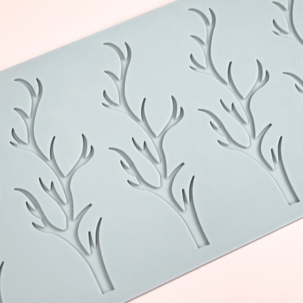 3d สาขาเค้กลูกไม้แม่พิมพ์ซิลิโคน Mould Fondant แม่พิมพ์ช็อกโกแลตลายฉลุเค้กตกแต่ง Border Bakeware - รูปที่ 5