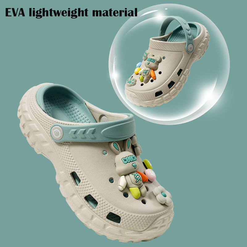 ใช่แล้ว 6-14ปีเด็กยางลื่นด้านล่างการ์ตูนหมีรองเท้าแตะ - รูปที่ 2