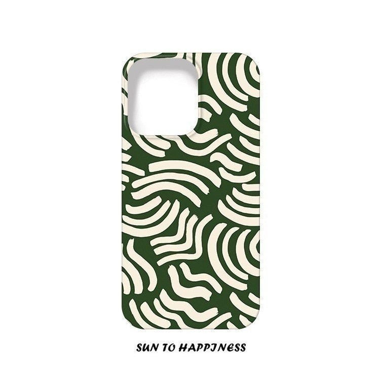 ภาพประกอบที่เป็นเอกลักษณ์ของ Chaos Stripe เคสโทรศัพท์มือถือ iPhone เคสแข็งสำหรับ iPhone 11PROMAX 7/8PLUS 11 13 14 12 15 PROMAX XR XS xsmax 14PROMAX 13PROMAX