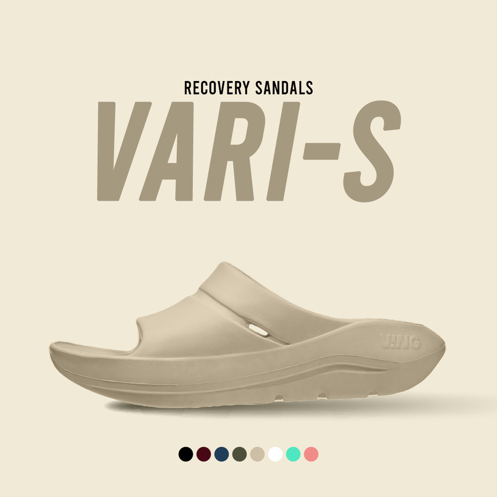 VING VARI-Slide Recovey Sandal รองเท้าแตะเพื่อสุขภาพแบบสวม New Color