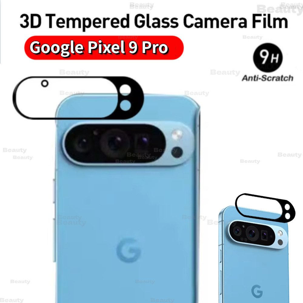 กระจกนิรภัยกล้องเลนส์ป้องกันฟิล์มสําหรับ Google Pixel 9 Pro XL เลนส์ด้านหลังป้องกันเลนส์สําหรับ Goog
