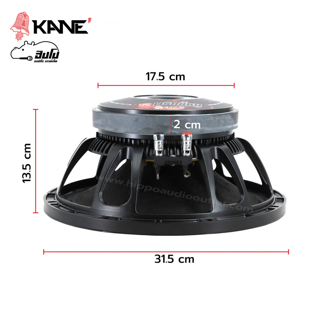 ลำโพง 12 นิ้ว KANE 12 พริกขี้หนู ฮิปโป ออดิโอ Hippo Audio - รูปที่ 5