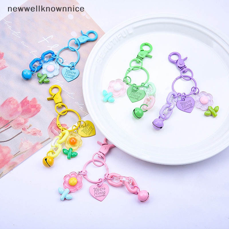 ใหม่wellknownnice แฟชั่น Creative Candy สีดอกไม้พวงกุญแจน่ารักการ์ตูนกระเป๋าเป้สะพายหลังจี้หูฟังแขวนอุปกรณ์ตกแต่งของขวัญ TH