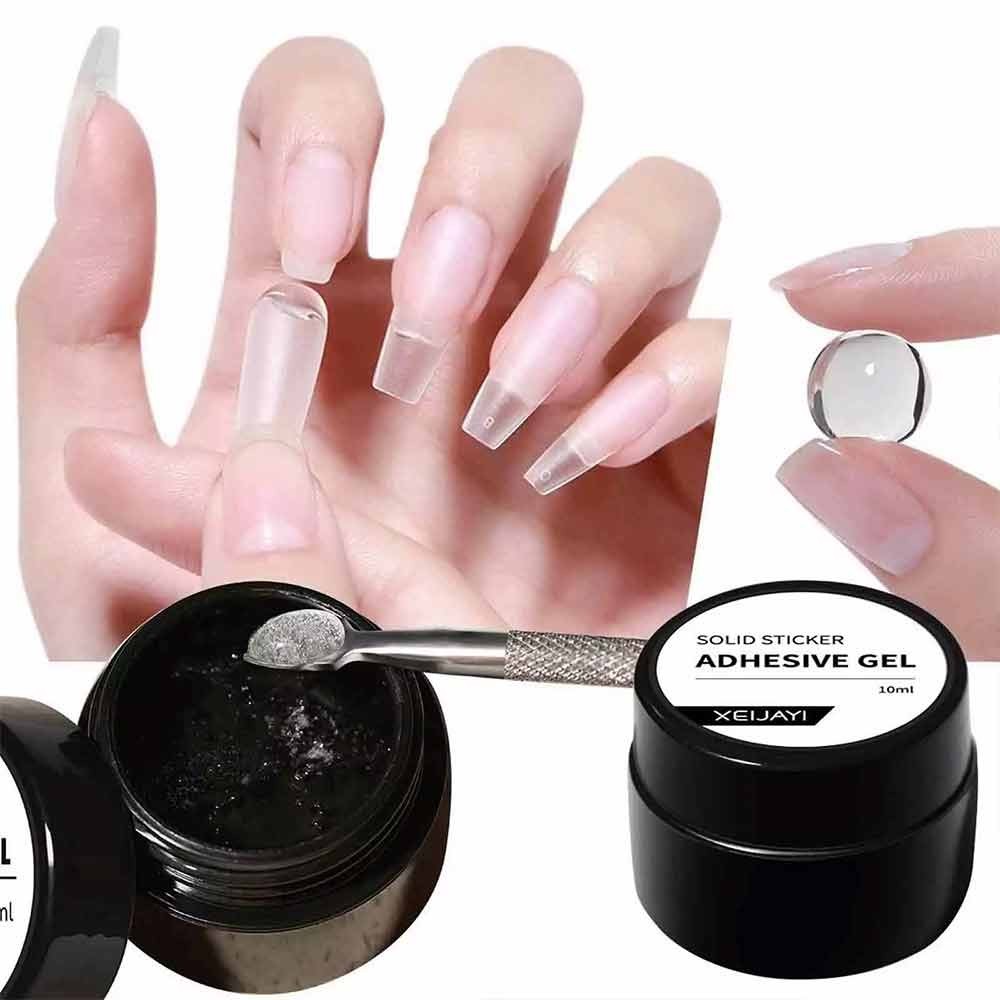 5PCS Solid Nail Glue For Press On Nails , For Nail Strengthen Uv Light Cured
