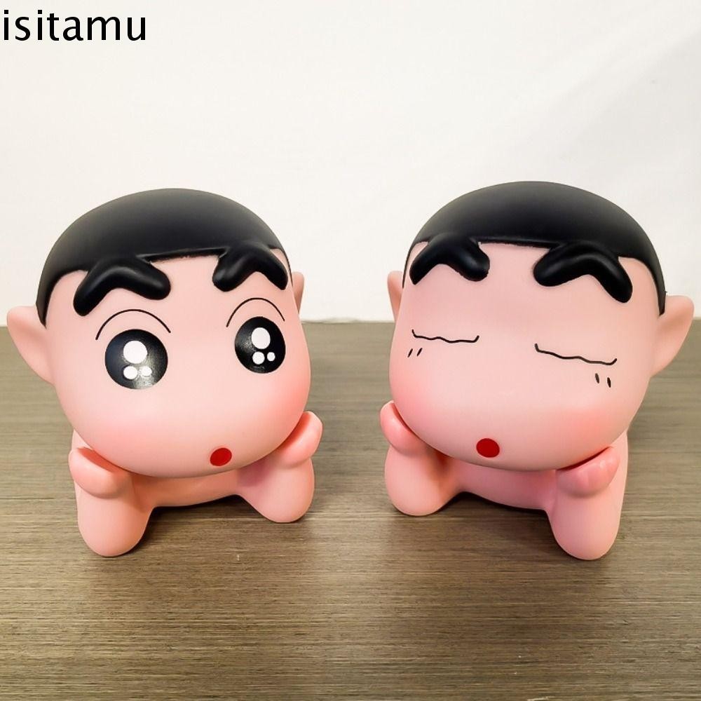 Isitaft ที่วางโทรศัพท์สร้างสรรค์,อะนิเมะเครยอนชินจังรูปรุ่นขาตั้งโทรศัพท์มือถือ,ชินจังรูปการกระทําการ์ตูนตุ๊กตาแบบพกพาวงเล็บโทรศัพท์มือถือบ้านเครื