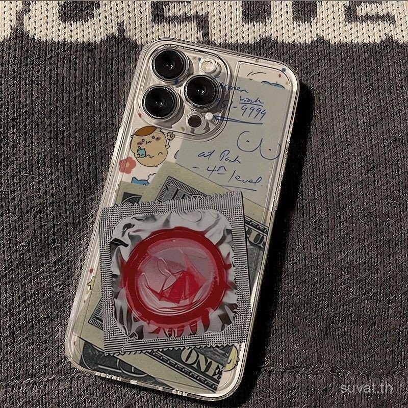 เคสโทรศัพท์มือถือ Apple สีแดงแบบอินเทรนด์สำหรับ iPhone 11PROMAX 15 14 13 12 PROMAX xsmax 13pro 7plus