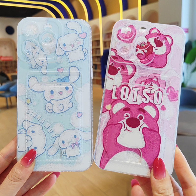 SANRIO ปลอกการ์ตูนสําหรับrealme 12 12X 11 11X V50 V50s 10 9 9i P1 8i 8 6i 5i 5s 5 V13 Pro Plus 5G Sanrioกระเป๋าสตางค์ปลอกผู้ถือบัตรเลนส์ฝาครอบโทรศัพท์ป้องกัน - รูปที่ 4