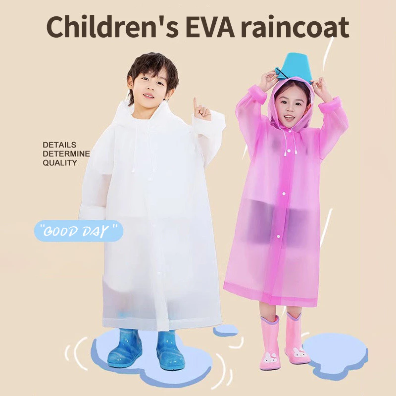 เสื้อกันฝนเด็ก สีลูกอม 2 ชิ้น thumbnail 6