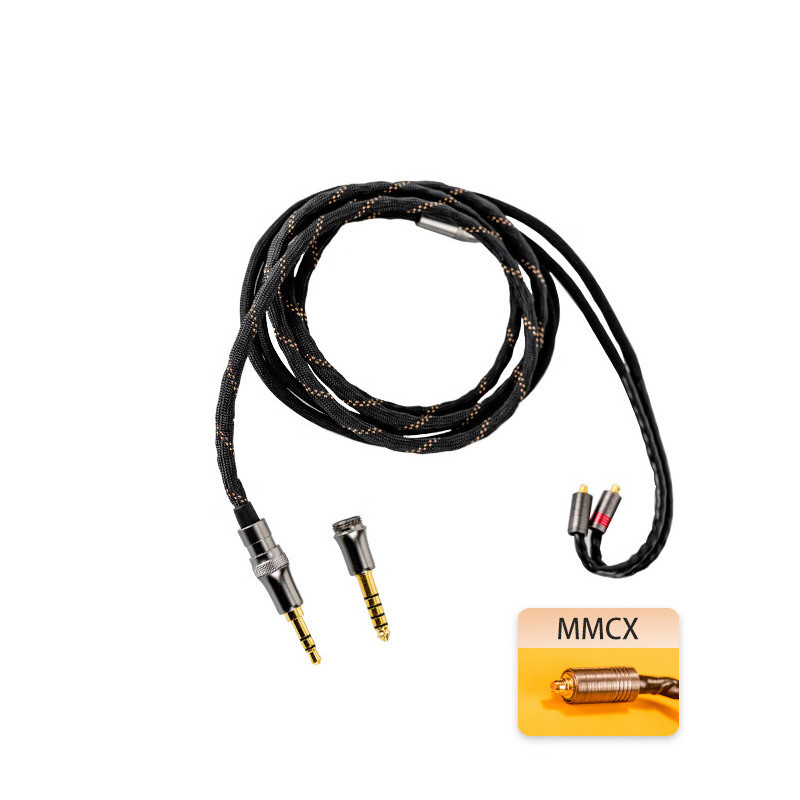 Dunu LYRE Mini สายหูฟัง Q-Lock Mini ปลั๊กเปลี่ยนได้ 240-Strand High-Purity OCC แกนลวดทองแดง MMCX / 0.78 มม.