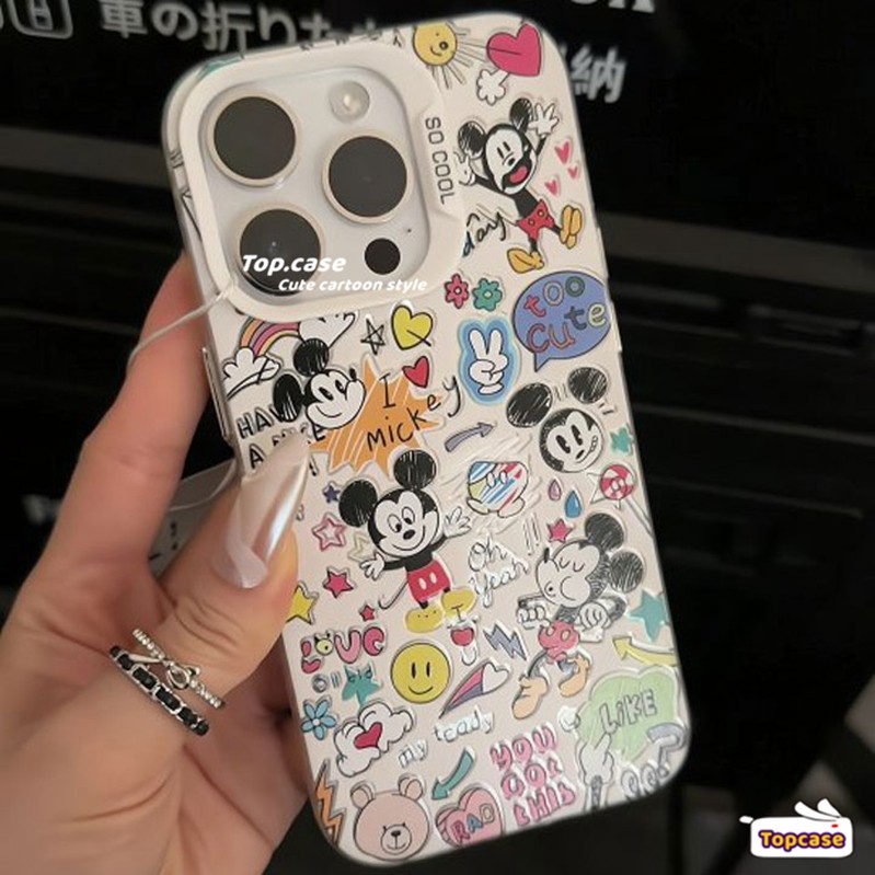 สําหรับ Infinix Smart 8 7 6 5 2020 Hot 40i 30 30i 20s 9 10 Play Spark Go 2024 2023 หมายเหตุ 30 ITEL A70 การ์ตูนเมาส์ Kitty Cat สีเงินเคสโทรศัพท์ปกอ่อน