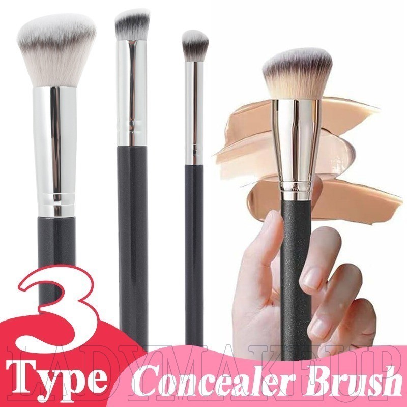 รองพื้นคอนซีลเลอร์จมูกคอนทัวร์แปรงแต่งหน้า-เครื่องสําอางไร้ที่ติครอบคลุมหลาย-แปรงคอนทัวร์มุมเครื่องมือความงาม