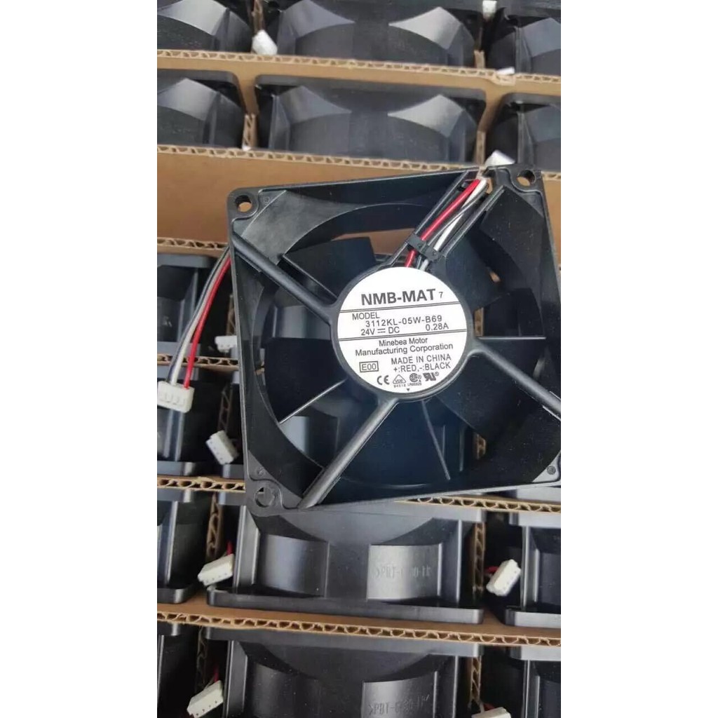 Mebea NMB 8032 24V 0.28A 3112KL-05W-B69 พัดลมระบายความร้อน