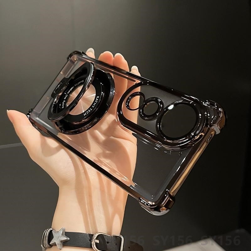 เคส Vivo V40 Pro V 40Pro V 40 V40Pro V40e 5G เคส พร้อมตัวยึด Carema Protector Clear Soft Luxury Aest