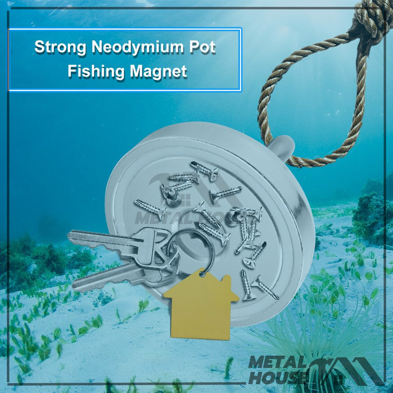 (คุณภาพสูง) แม่เหล็กแรงดูดสูง แม่เหล็กกอบกู้ มีให้เลือกขนาด 16/20/25/32/36/42/48 - รูปที่ 3