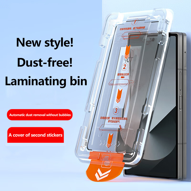 สําหรับ Samsung Galaxy Z พับ 6 Fold6 5G Fold5 4 3 2 ป้องกันหน้าจอกระจกนิรภัยป้องกันติดตั้งง่ายชุดกําจัดฝุ่นอัตโนมัติ