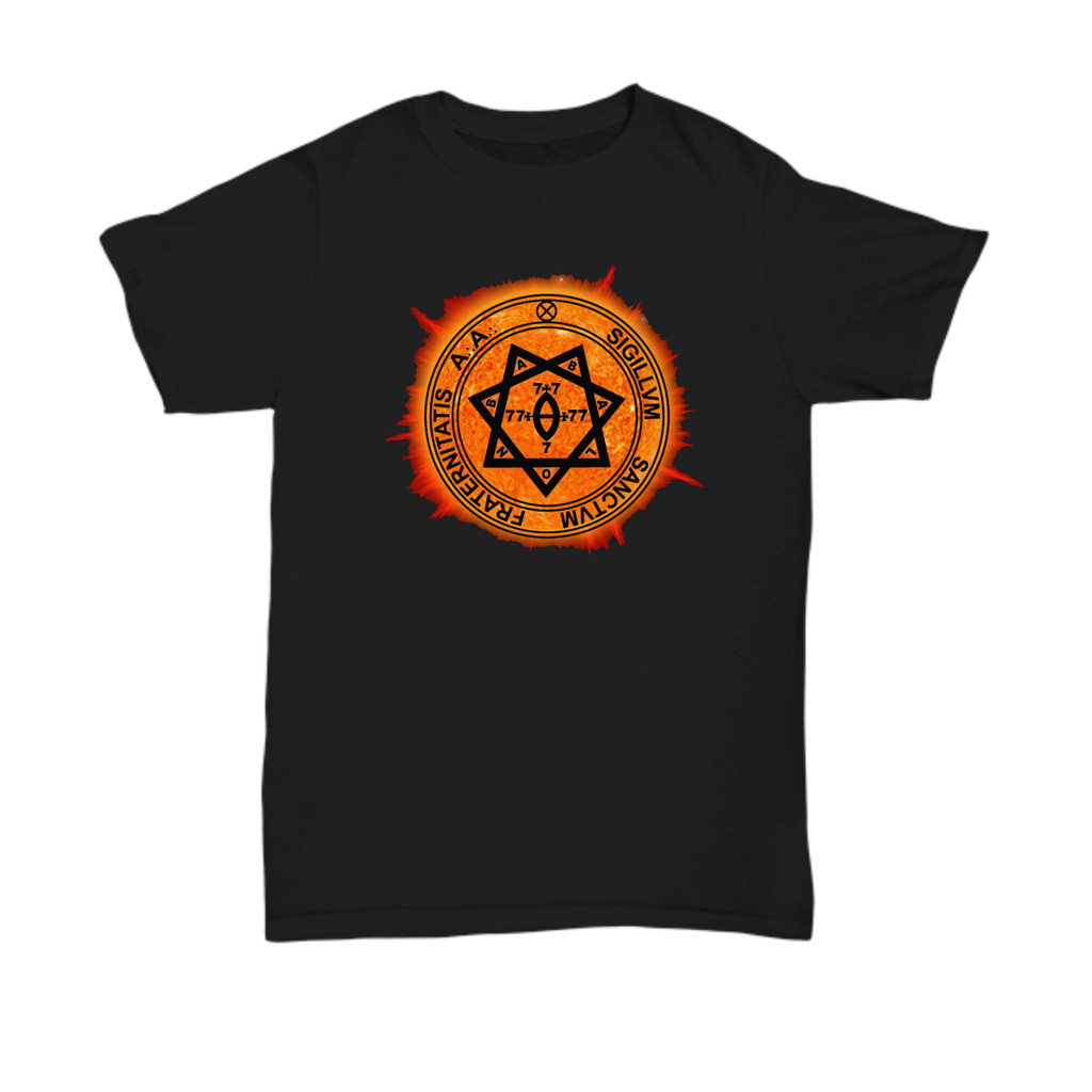 เสื้อ Esoteric Thelema - AA Argentum Astrum Sun Sigil Seal Symbol Crowley Tee