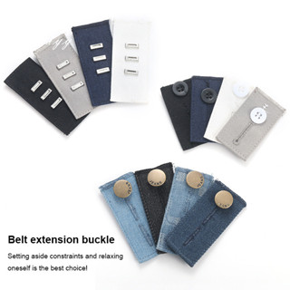 ส่งเร็ว🌼ไม่มีรอยต่อกางเกงลำลองขยายหัวเข็มขัดถอดปุ่มกางเกงยีน…