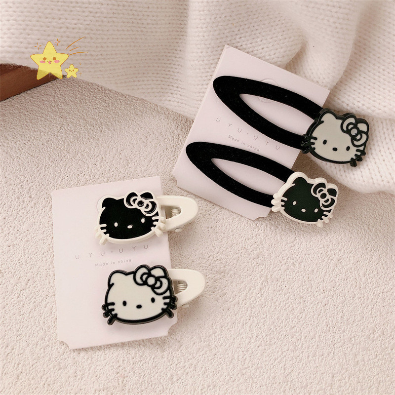 [JBTH] การ์ตูน Sanrio Hello Kitty กิ๊บติดผมน่ารัก Broadside Duckbill คลิป BB คลิป Headwear อุปกรณ์เสริมเครื่องมือจัดแต่งทรงผมของขวัญสําหรับสาว [JB]
