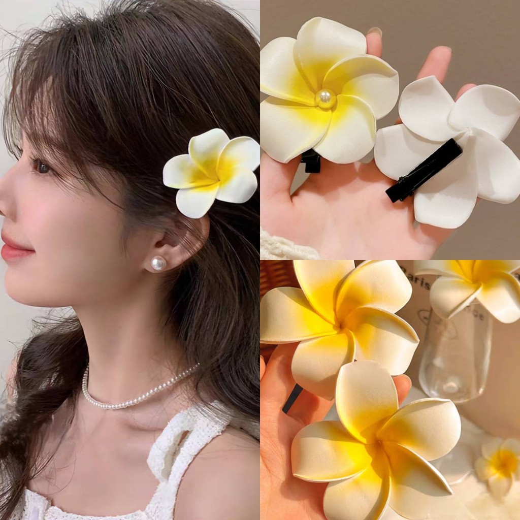 Pudding ~พร้อมส่ง~ "Gift Flower/TM-8" กิ๊บติดผม ลายดอกไม้น่ารัก สไตล์เกาหลี ลิลาวดีใส่สบาย
