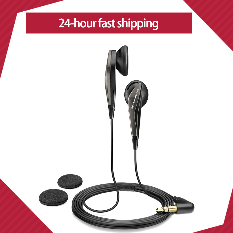 Sennheiser MX375 หูฟังสเตอริโอ Deep Bass หูฟัง 3.5 มม.ชุดหูฟังกีฬาหูฟัง HD ความละเอียดเพลงสําหรับ IPhone Androd