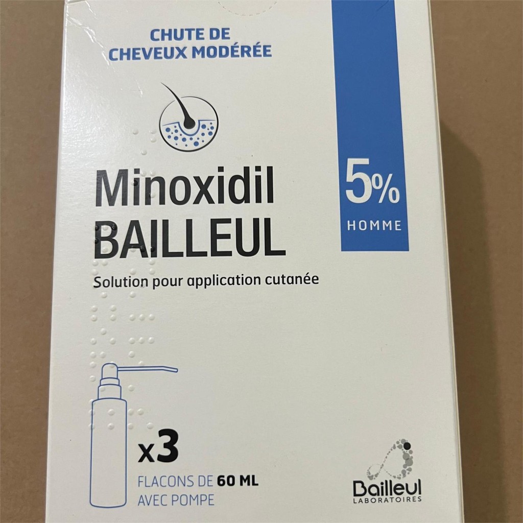 Bailleul French White Tube Minodil Tincture ชายหญิงภาษาฝรั่งเศสคํา Anti-shedding Hair Loss Growth นํ