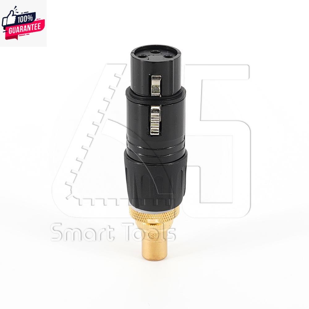 Adapter XLR to RCA XLR Male/Female to RCA Female XLR Neutrik RCA CMC