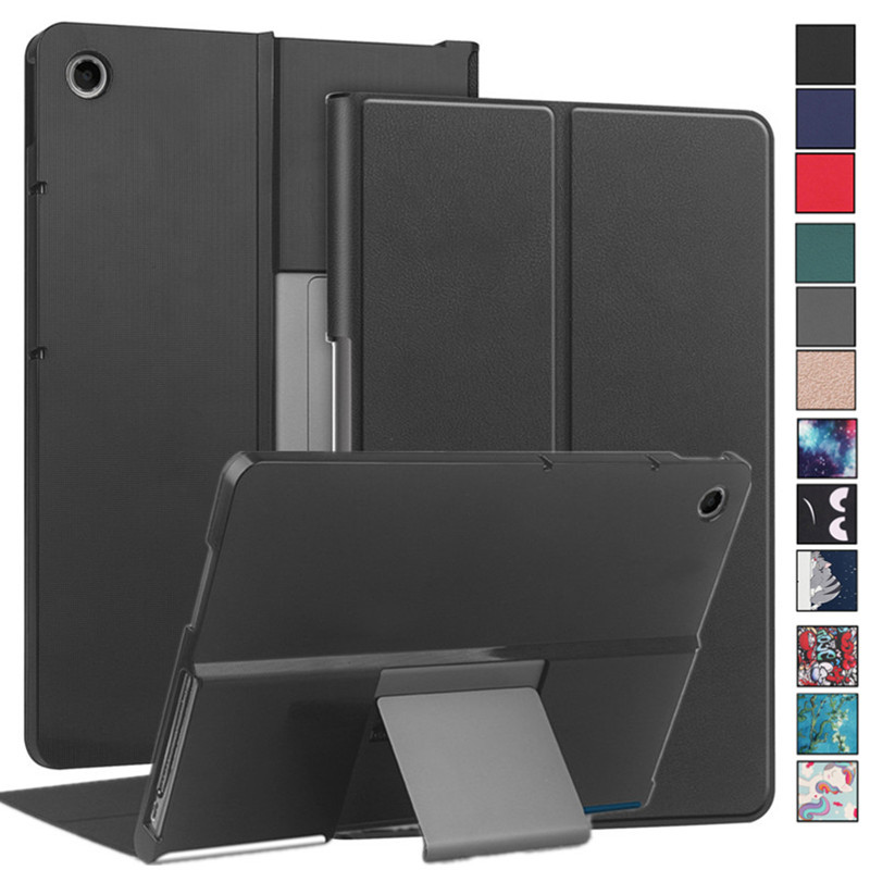 Slim พับ PU หนังสําหรับ Lenovo Tab Plus 11.5 นิ้ว TB351FU 2024 ฝาครอบพลาสติกแข็งกลับ Shell Funda Coque Capa