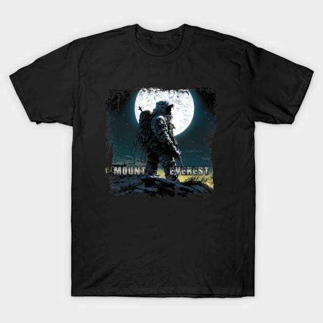 [พร้อมส่ง] 👕🔥🔥 Mount Everest base camp a mountain เต ็ มไปด ้ วยหิมะ TShirt - TEE106