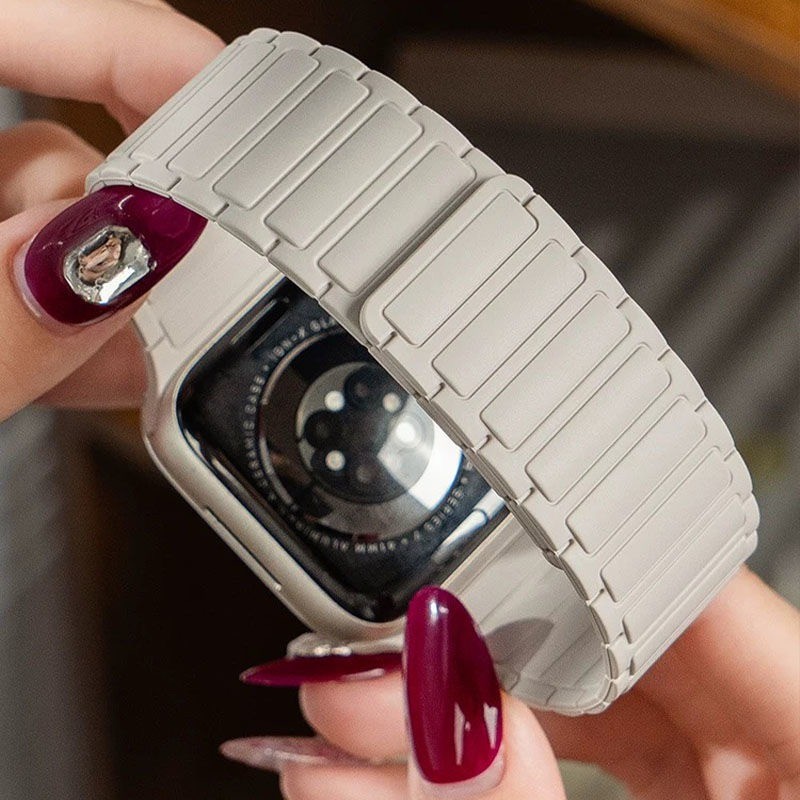 สายซิลิโคนอ่อนนุ่มสําหรับ แอปเปิล ดู 10 42 มม.46 มม.9 8 7 6 5 4 3 กับ สายคล้องสร้อยข้อมือขั้นสูงสําหรับ iดู พิเศษ 49 มม.45 มม.41 มม.40 มม.44 มม.38 มม.สายนาฬิกา - รูปที่ 6