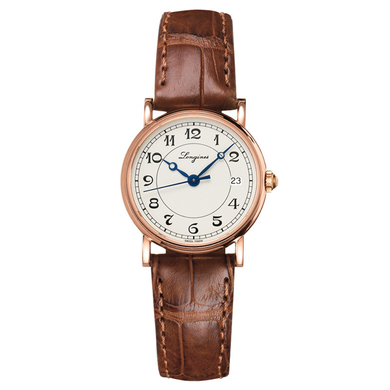 Longines Longines นาฬิกาผู้หญิง Classic Replica Series นาฬิกาสุภาพสตรีนาฬิกา Retro นาฬิกา L4.267.8.7