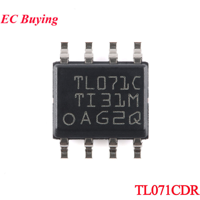 10 ชิ้น/TL071 TL071C TL071CDR SOP-8 SOP8 เครื่องขยายเสียงปฏิบัติการ JFET อินพุตเสียงต่ํา