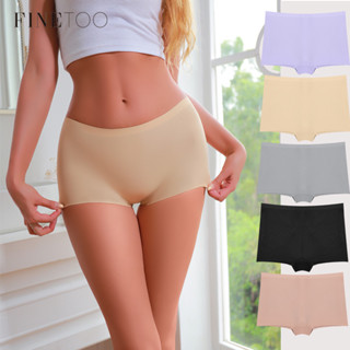 Finetoo ผู้หญิงกางเกงบ็อกเซอร์กางเกงไม่มีรอยต่อกลางเอวเซ็กซี…