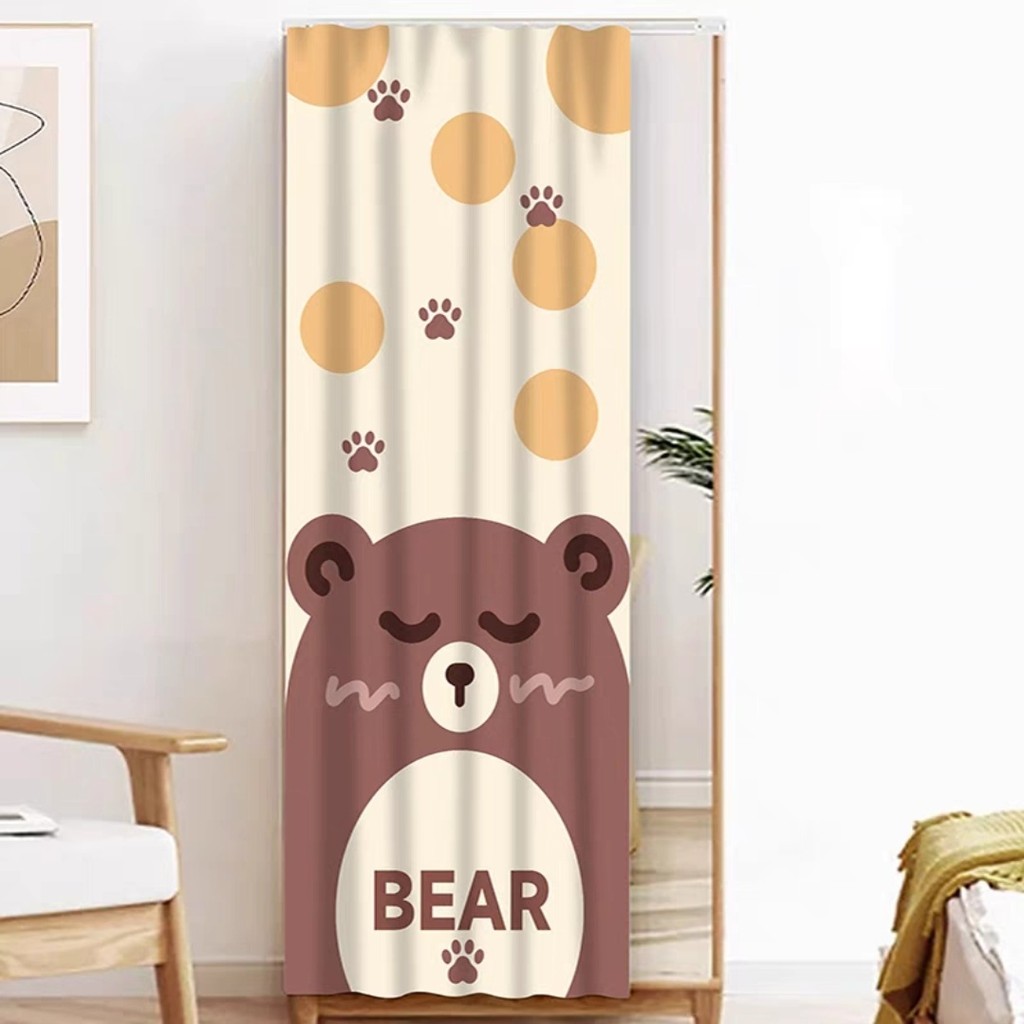 แนะนำ ผ้าม่าน ผ้าม่านปิดกั้นกระจกห้องนอนกระจกแต่งตัวผ้าม่านตกแต่งเหนียวชั้นกระจกฝุ่นผ้าม่าน ไม่มีการเจาะ ติดตั้งด้วยตีนตุ๊กแกไม่มีเครื่องมือไม่มีการเจาะ ราคาพิเศษ มีเก็บเงินปลายทาง