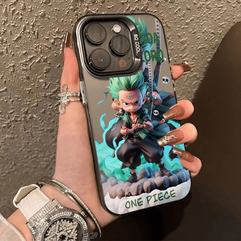โลหะชุบโลหะด้วยไฟฟ้า ไอโฟนรุ่นคิวซอรอนfor 11 iPhone 12 13 14 15Pro MAX X XS XR 7 8Plus เคสโทรศัพท์